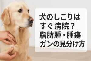 犬のしこりはすぐ病院?脂肪腫・腫瘍・ガンの見分け方
